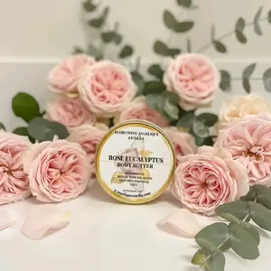 Custom fragrance body butter for skin and hair