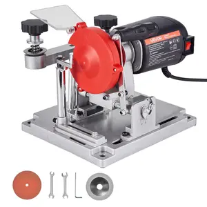 VEVOR Circular Saw Blade Sharpener, 140W 3800RPM Electric Saw Blade Sharpening Machine with 4 Ceramic Diamond Grinding Wheels - Fits 3.5 to 15.7 Diameter Circular Saw Blades