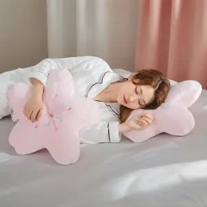 Kawaii Cherry Blossom Pillow Super Soft Pink Round Cushion Cute Plush Seat Cushion for Bedroom Decor 40cm 16in Premium Quality Plush Fabric Perfect for Hugging and Lounging