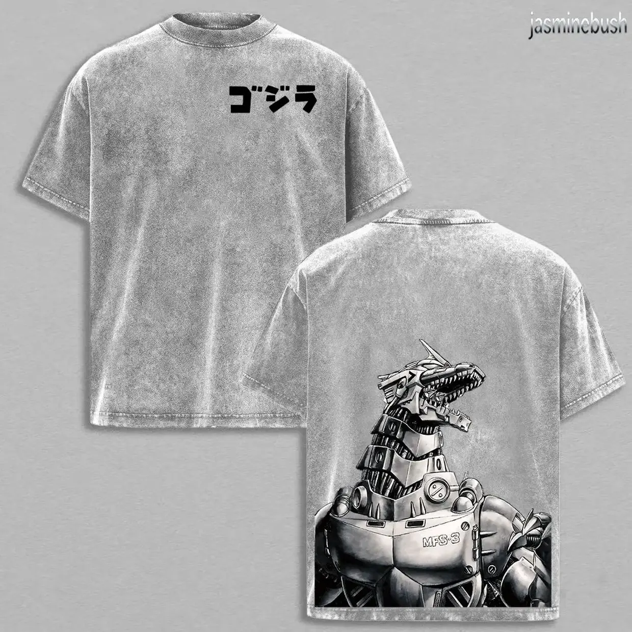 Mecha Godzilla Special edition Retro Vintage Menswear Gift movie fans Top Apparel Classic Oversized Seamless Simple Straight Man Clothes Cotton designer shirts Movie Shirt, graphic tees, men gifts, ,Graphic Streetwear T-shirt gift for all RJG