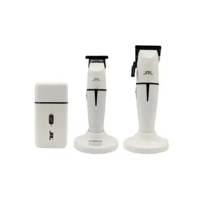 JRL Professional Ghost Clipper, Trimmer & Foil Shaver Collection + 2 Charging Bases (GH2401-2) Brush Cordless