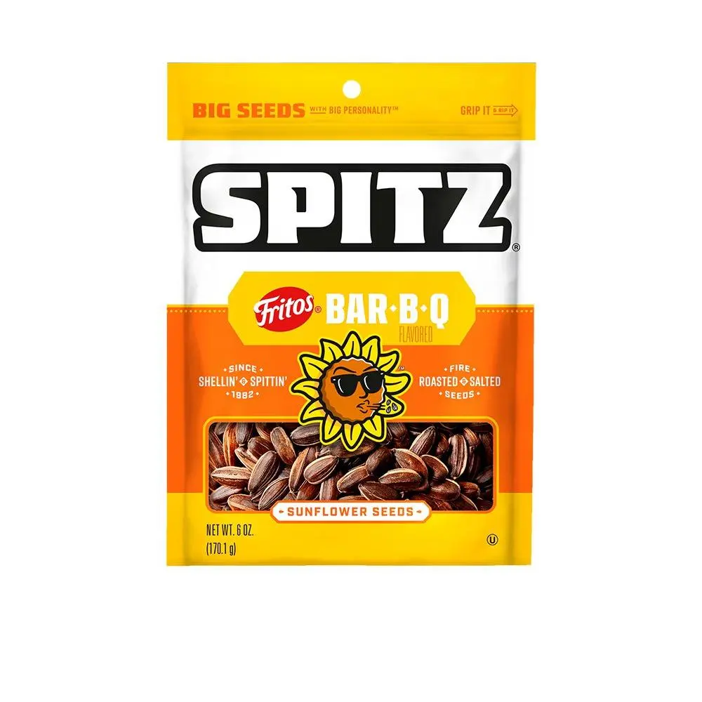 Spitz Fritos BBQ Sunflower Seeds, 6 - Ounce (Pack of 9)