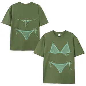 Women's Short-Sleeve Graphic T-Shirt - Coastal Bachelorette Piece for Beach Casual Wear, Featuring Last Toast on the Coast, Bikinis and Martinis, Last Splash, Seashells and Wedding Bells