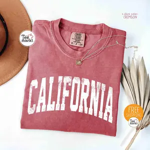 Comfort Colors California T-Shirt, Vintage California Shirt, California State Shirt, California Beach Shirt, Los Angeles Shirt, Summer Tee