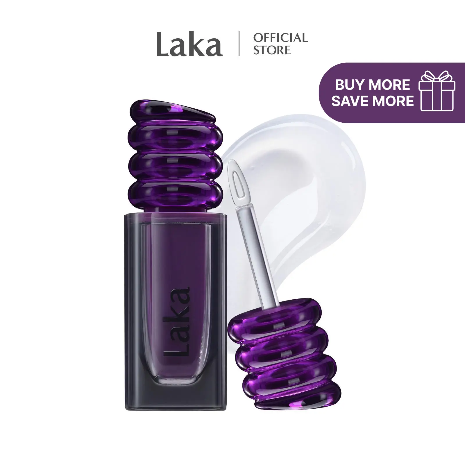 [Laka] Magic Lip Fixer — 2-Min Transfer-Proof Glow Lip Top Coat with Lightweight, Non-Sticky Hydration