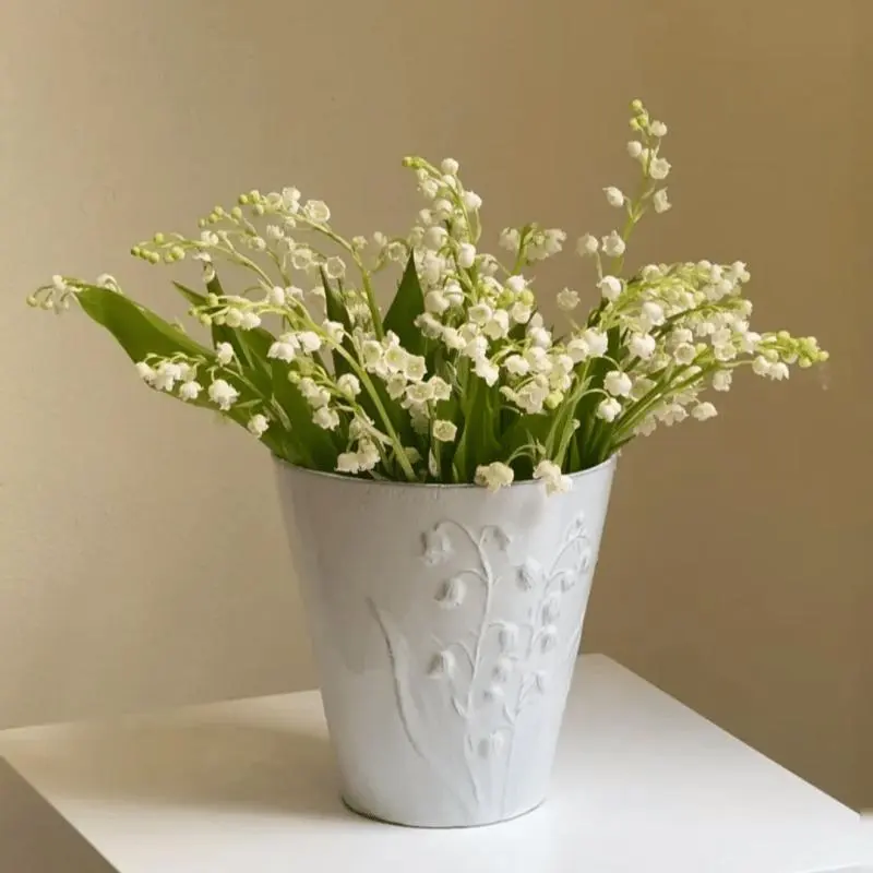 5PC Lily of the Valley Bulbs, Fragrant White Bell Flower Rhizomes, Convallaria Majalis, Easy Grow Perennial for Indoor Pots & Outdoor Shade Garden