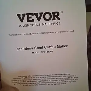 VEVOR 12-Cup Electric Percolator Coffee Pot,  304 Stainless Steel Coffee Percolator with Keep Warm Function & Heat-Resistant Handle, Classic Coffee Maker, Quick Brew & Easy-Pour Spout, Silver