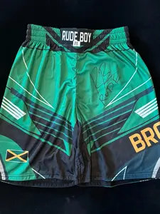 Signed  Randy "Rude Boy" Brown MMA Shorts