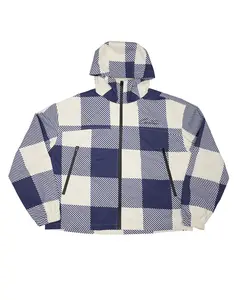 CHECKERED WINDBREAKER