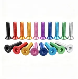 10Pcs Aluminum Hex Socket Button Head Screws, M3 Colorful Alloy Fasteners, Pink M3x6 Metal Small Screws for Mechanical Assembly