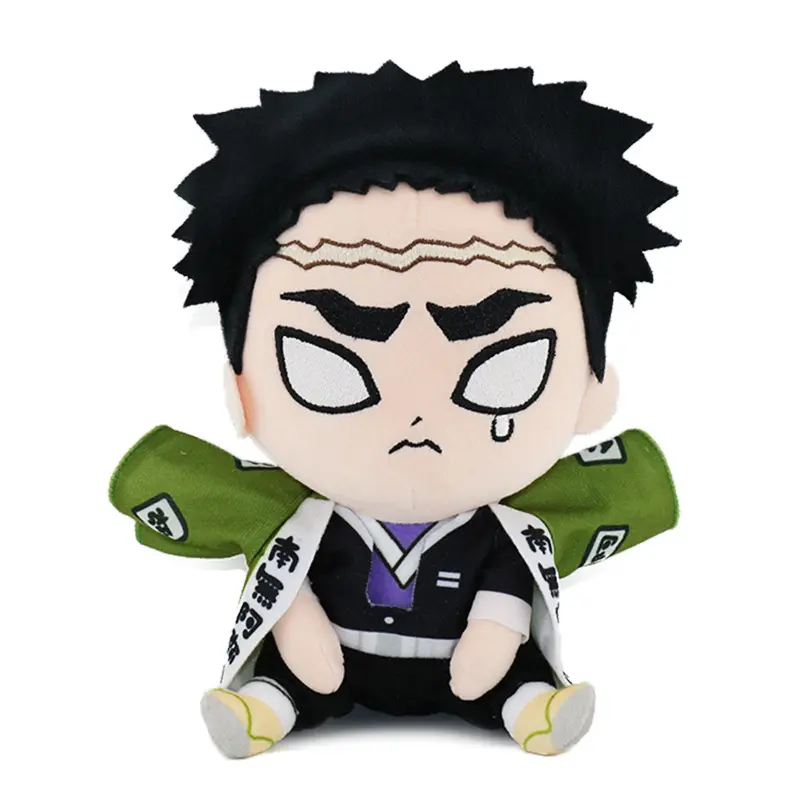 Demon Slayer Anime & Manga Kawaii Aesthetic Plush Mascot Stuffed Toys - Tanjiro & Nezuko Unisex Collectibles, Soft Fabric Figures, Cute Plush Charm, Kids' Game Peripheral Birthday Gift