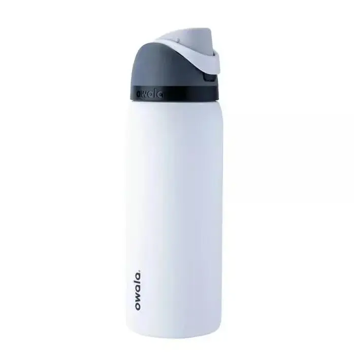 Owala Premium Insulated Stainless Steel Water Bottle - Minimalist White, Slate Grey Drinkware