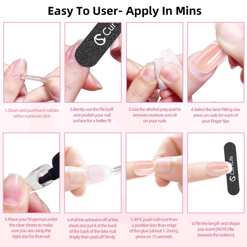 Sunny Bloom-On Nails – Soft Pastel Yellow with Delicate Pink and Yellow Floral Accents and Chic White Plaid Design, Short Square Shape, Easy to Apply, Durable and Reusable False Nails for Women, Perfect for Spring, Summer, Picnics, and Everyday Wear