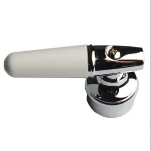 Avalon White Lever Handle Replacement for 5010-2 Tools and Hardware Chrome Finish Tool Accessory Modern Aesthetic Upgrade