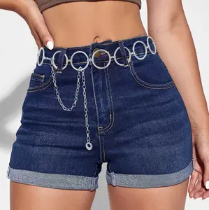 Navoky Circle Chain Belt Waist Chain Belly Body Chains Dress Jewelry for Women and Girls