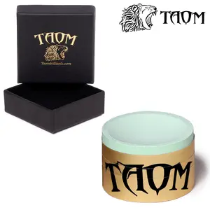 Taom Billiard Soft Chalk Green 1 pc in Branded Box