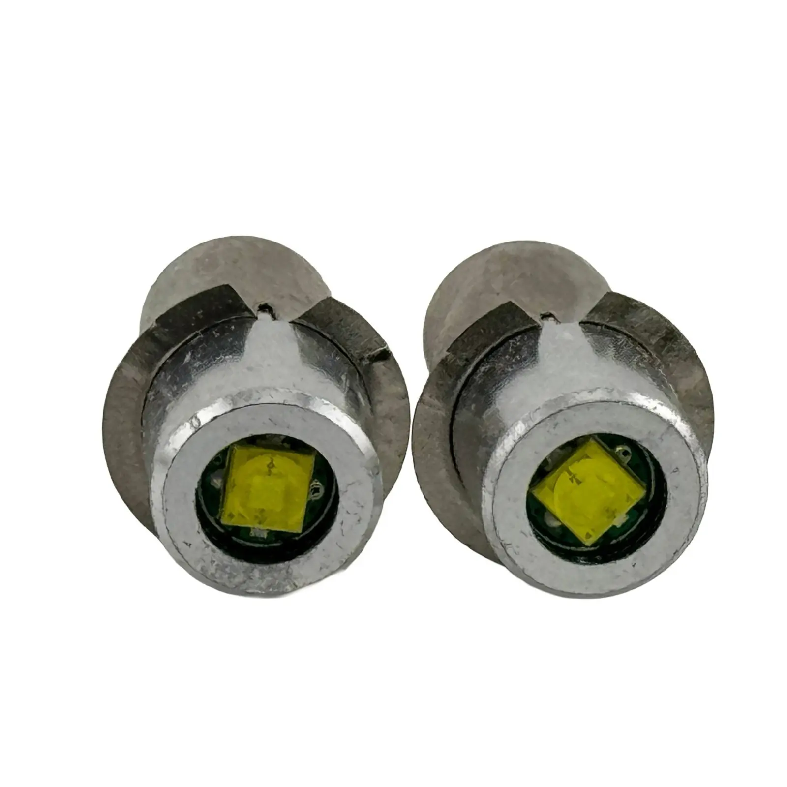 Rebaydo 2pcs LED Flashlight Bulb Pr2 P13.5S 3W 5-24V