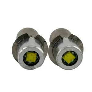 Rebaydo 2pcs LED Flashlight Bulb Pr2 P13.5S 3W 5-24V