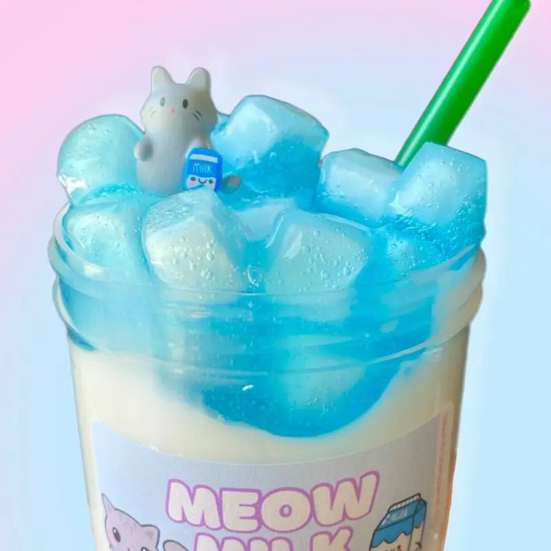 Meow milk slime