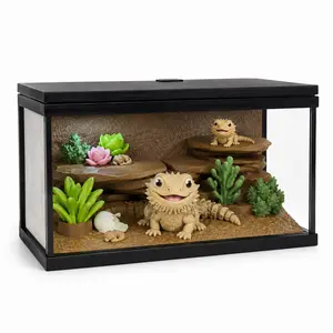 3D Printed Bearded Dragon Terrarium Display