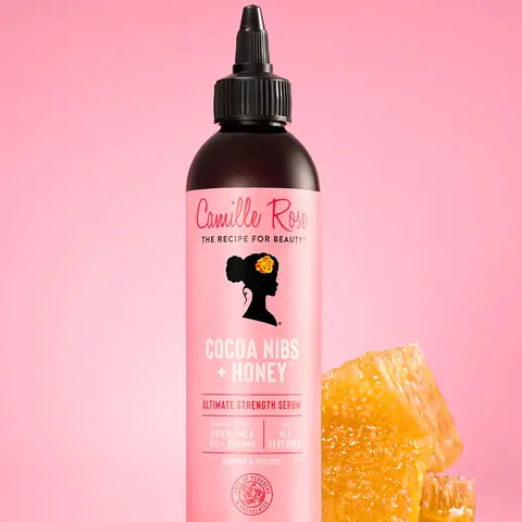 Camille Rose Cocoa Nibs + Honey Ultimate Strength Serum, 8 oz, Hair & Scalp Serum, Nourishing