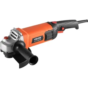 VEVOR Angle Grinder, 7" Electric Grinder Power Tool, 13Amps 8500RPM High-Speed Corded Angle Grinders with 270° Adjustable Dust Guard for Metal Grinding, Cutting, Rust Removal (Disc Not Included)