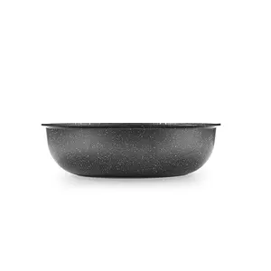 1set Removable handle maifan stone cookware set, non-stick design for home use. Frying pan and milk pot combo compatible with induction and gas stoves, wear-resistant, easy to clean, healthy low-oil cooking.