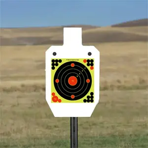 20pcs Fluorescent Target Stickers, Adhesive Archery Practice Training Dart Aiming Targets, Ideal for Shooting Range Accessories