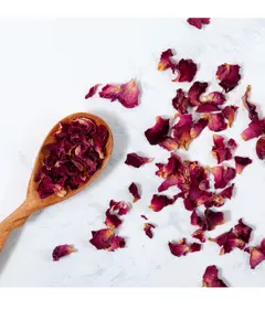 Rose Petals Edible Cut & Sifted 100% Pure Dried Botanical Flowers