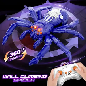 2026 Ultimate Gift: Anti-gravity remote-controlled mecha spider that climbs walls and crawls! Get ready to be amazed!