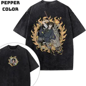 Benimaru Shinmon Shirt, Fire Force Shirt, Anime Shirt, Vintage T-Shirt 2-Sided, Graphic Tee, Unisex Cotton Trendy T-Shirt, Gift T-Shirt, Top Streetwear Menswear Womenswear