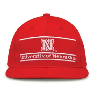 Nebraska Hat Retro Snapback Bar Design