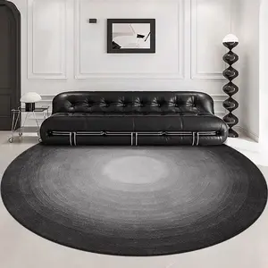 Round Floor Mat, Non-slip Soft Floor Carpet, Abstract Area Rugs, Modern Indoor Rug, Minimalist Rug, Decorative for Home Living Room Bedroom Hotel Dormitory Office