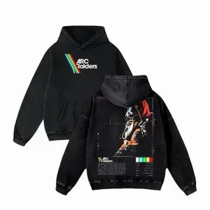 Arc Raiders Hoodie - Black with Logo and Graphic Back Design for Men