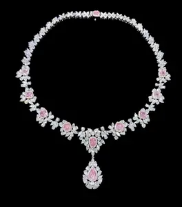 Pink Diamond Necklace