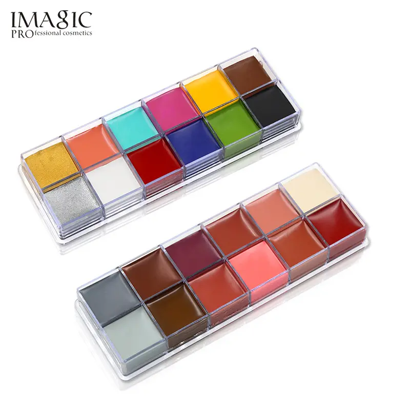 12 colors oil paint professional COS makeup body painting Christmas Halloween theatrical performance face oil paint