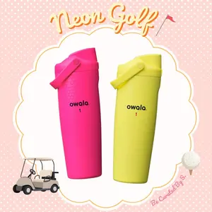 Special Edition Owala 30oz Freesip Sway Golf Travel Tumbler, 24-hour insulation, gift for her, suitable for daily use