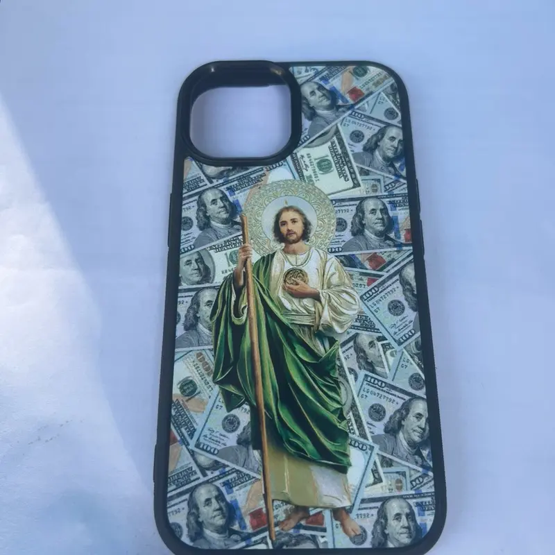San Judas Tadeo y billetes case iPhone