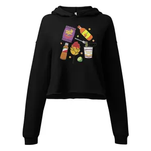Maruchan,Takis,Lime Women's Crop Hoodie