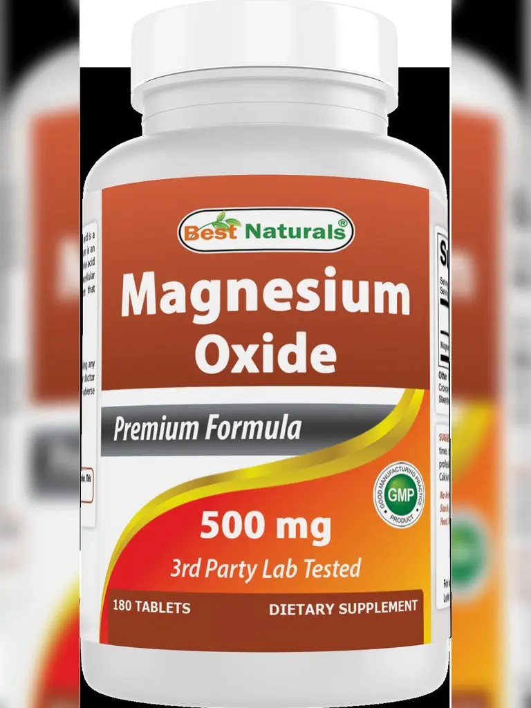 Best Naturals Magnesium oxide 500 mg 180 tablets Best Naturals Magnesium oxide 500 mg 180 tablets