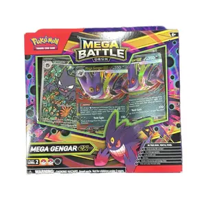 Pokémon Mega Battle Deck: Mega Gengar EX - 60-Card Deck with Damage Counters, Metallic Coin, Deck Box, Playmat, Strategy Sheet, and Online Code Card