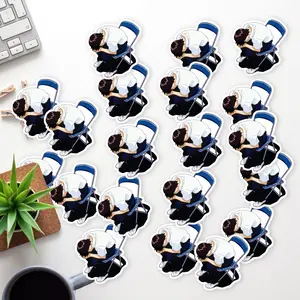 Stickers Pack 20 Pcs Neon Bottle Bumper Evangelion Colorful Water Ikari Bike Genesis Car Shinji Aesthetic Anime Luggage Waterproof Guitar Laptop Skateboard Vinyl