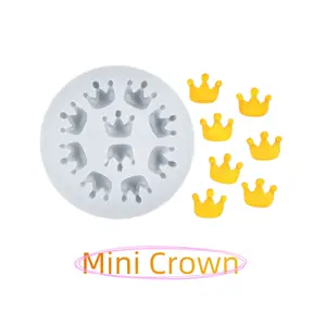 Creative Crown Silicone Mold, DIY Baking Tool, Perfect for Cake, Cookies, Chocolate Decorations, 1 Piece Baking Molds Set