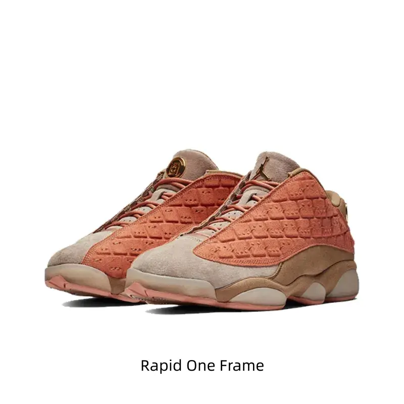 Men Earth Tone Dirty Orange Brown Color Block High Top Retro Basketball Sneakers, Embossed Suede & Nubuck Leather Chunky Sole Casual Shoes, American Street Hip Hop Trend High Cut Athletic Footwear, Vintage Workwear Style Men Daily Fashion Kicks