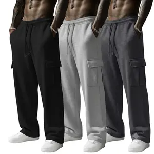 Men's Cargo Pocket Fleece Sweatpants
