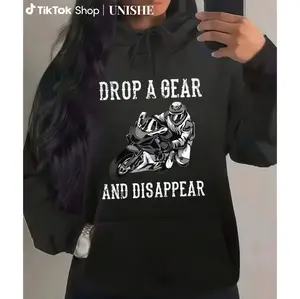 Long Sleeve Casual Motorcycle Hoodie – Funny Gift Men and Women Riders