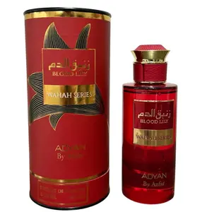 Adyan Blood Lily Wahah Series Unisex Extrait De Parfum 100ML 3.4OZ Original Fragrance From Dubai With Top Notes of apple, bergamot, ginger, blackberry, orange, rosemary, and lemon- lavender