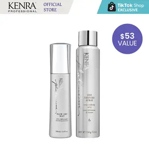 Kenra Platinum Dry Texture Spray 6&Kenra Platinum Blow-Dry Mist