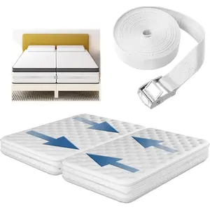 33ft Long Twin Bed Connector, Twin Mattress Connector to Make King, Bed Bridge Twin to King Daybed Converter, Sturdy Deformation