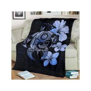 Luxury Quilted Flannel Bedspread Suitable Seasons - Soft Retro Bed Cover With, Geometric Tortoise, Warm Bedspread, Bedding Accessory (Bed Not Included)